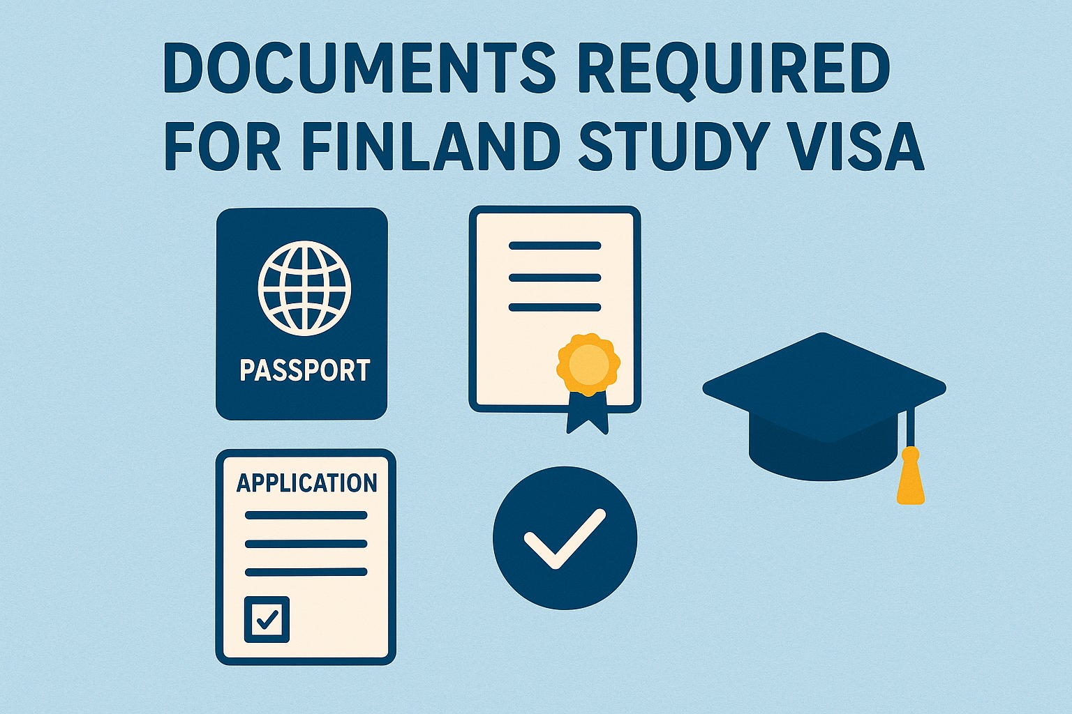 مدارک مورد نیاز برای ویزای تحصیلی فنلاند
