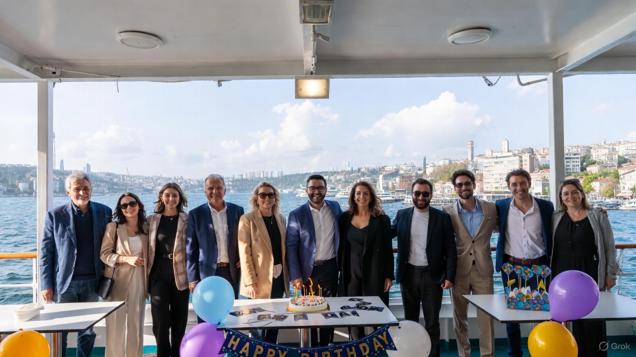 برگزاری تولد در کشتی تفریحی در استانبول