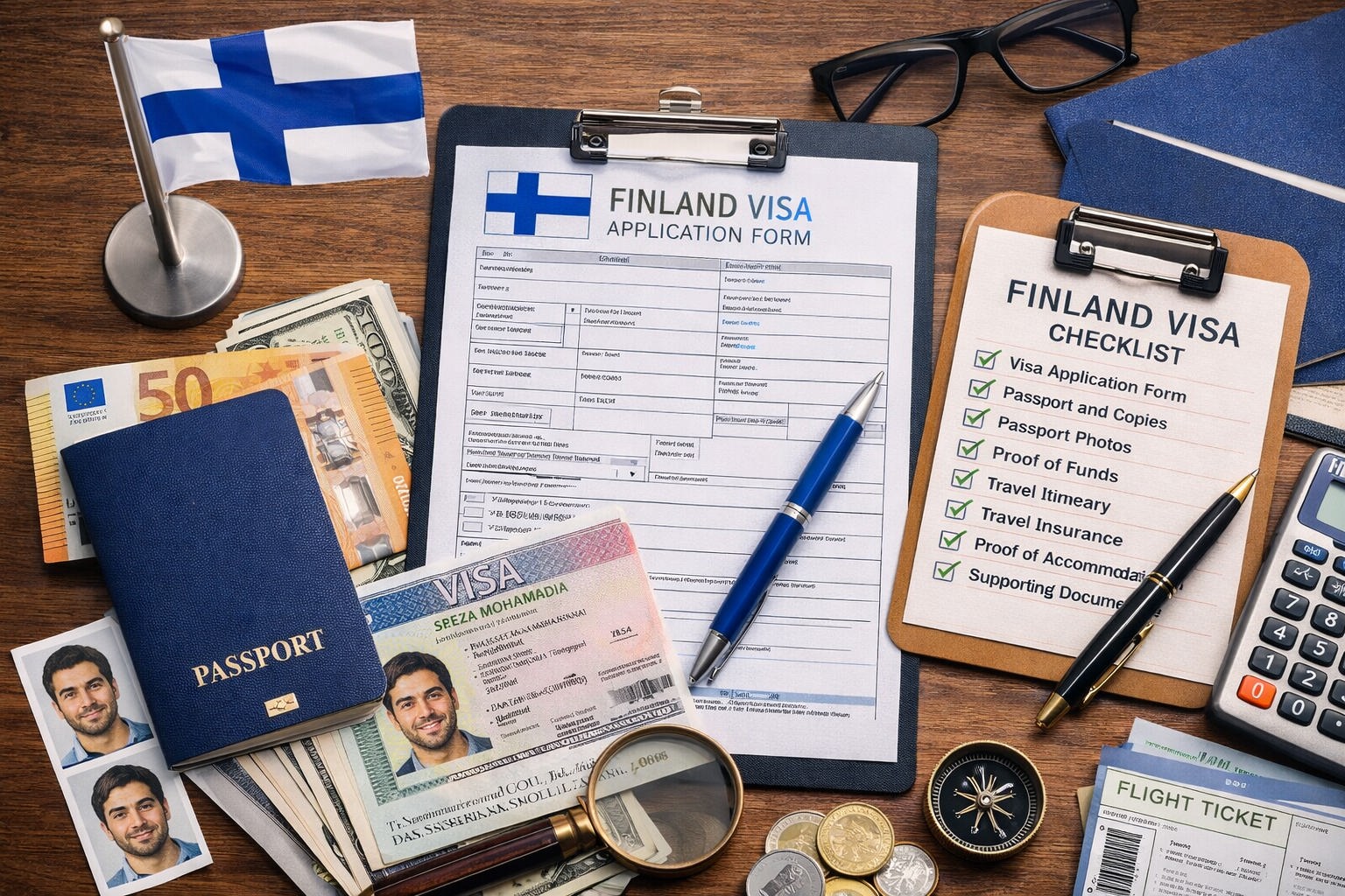 مدارک مورد نیاز برای ویزای فنلاند